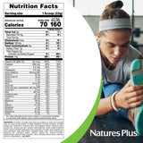 NaturesPlus ingredientes vegetales (arroz, soja, guisante) visualizando origen vegetal
