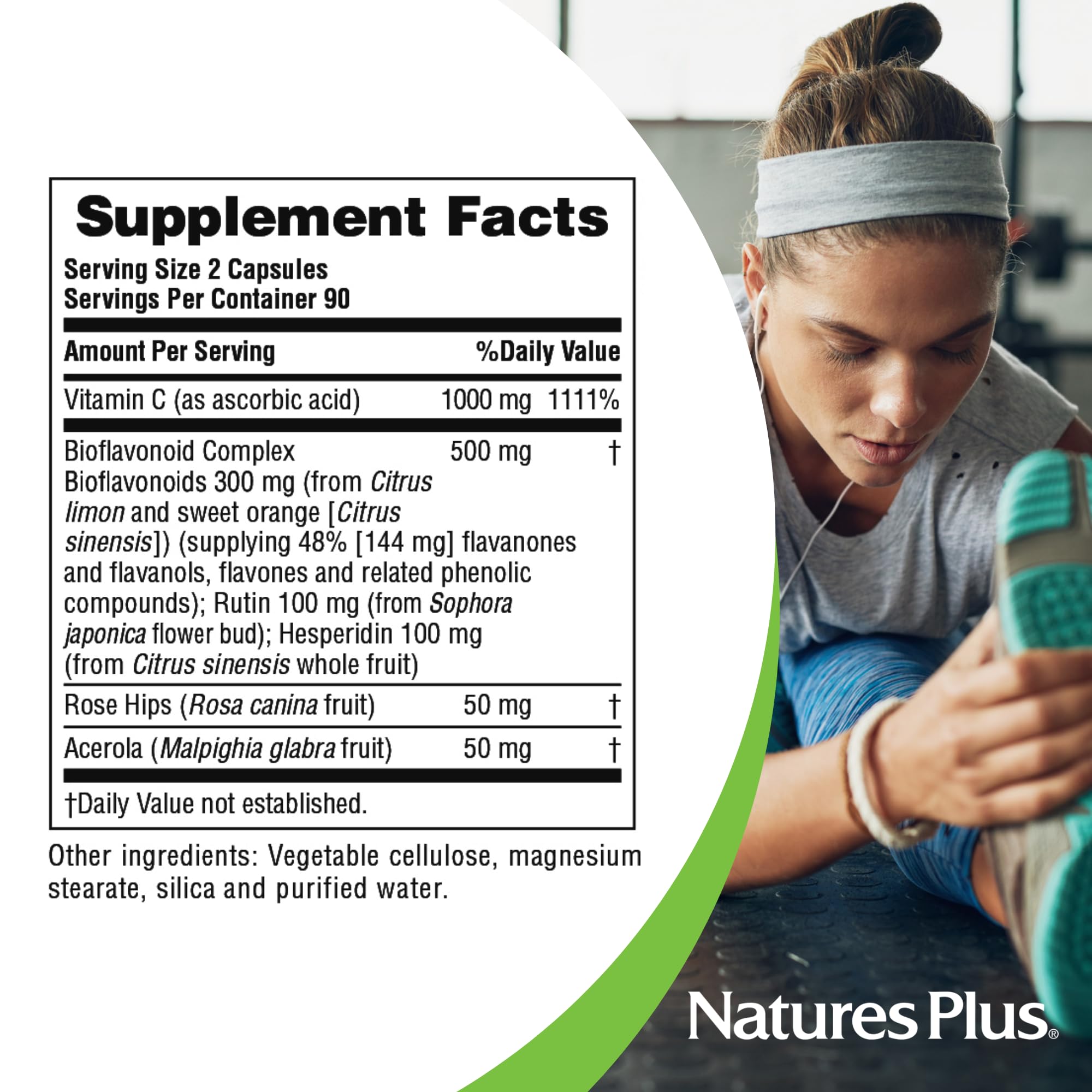 NaturesPlus comparación de tamaño con monedas para visualizar porción