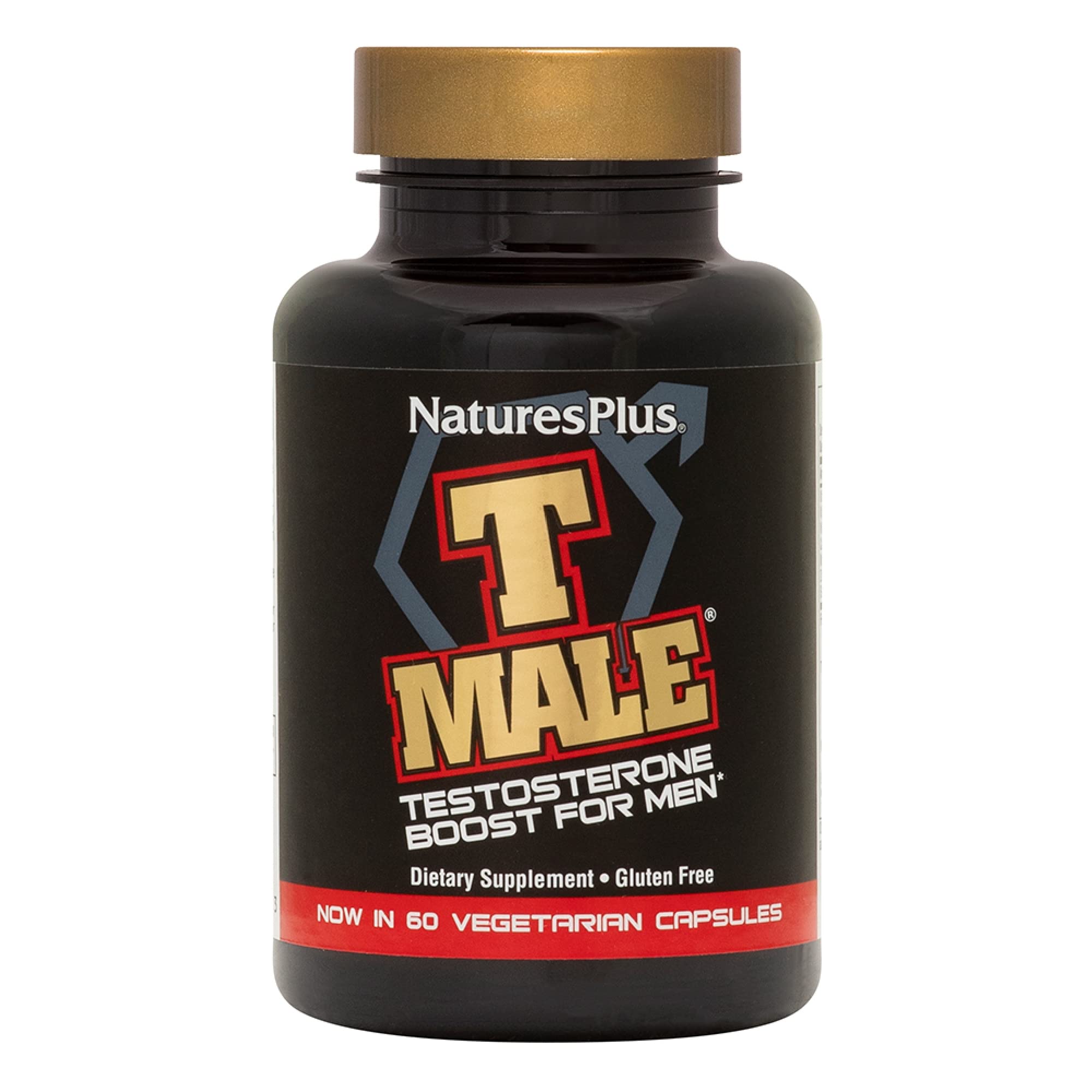 NaturesPlus frasco frontal mostrando diseño y beneficios principales