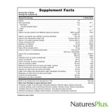 NaturesPlus tableta en mano demostrando tamaño masticable y portátil