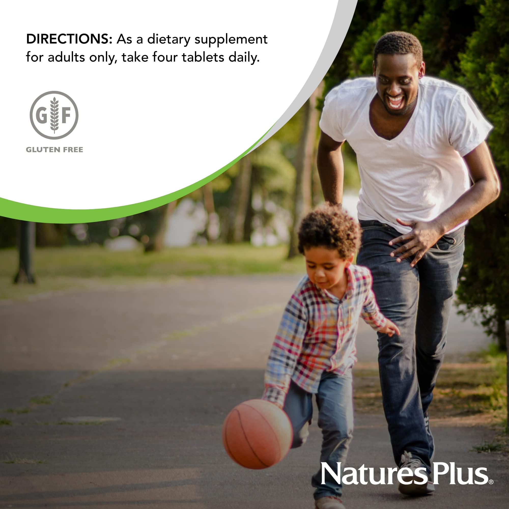 NaturesPlus varias tabletas sobre superficie para visualizar cantidad diaria