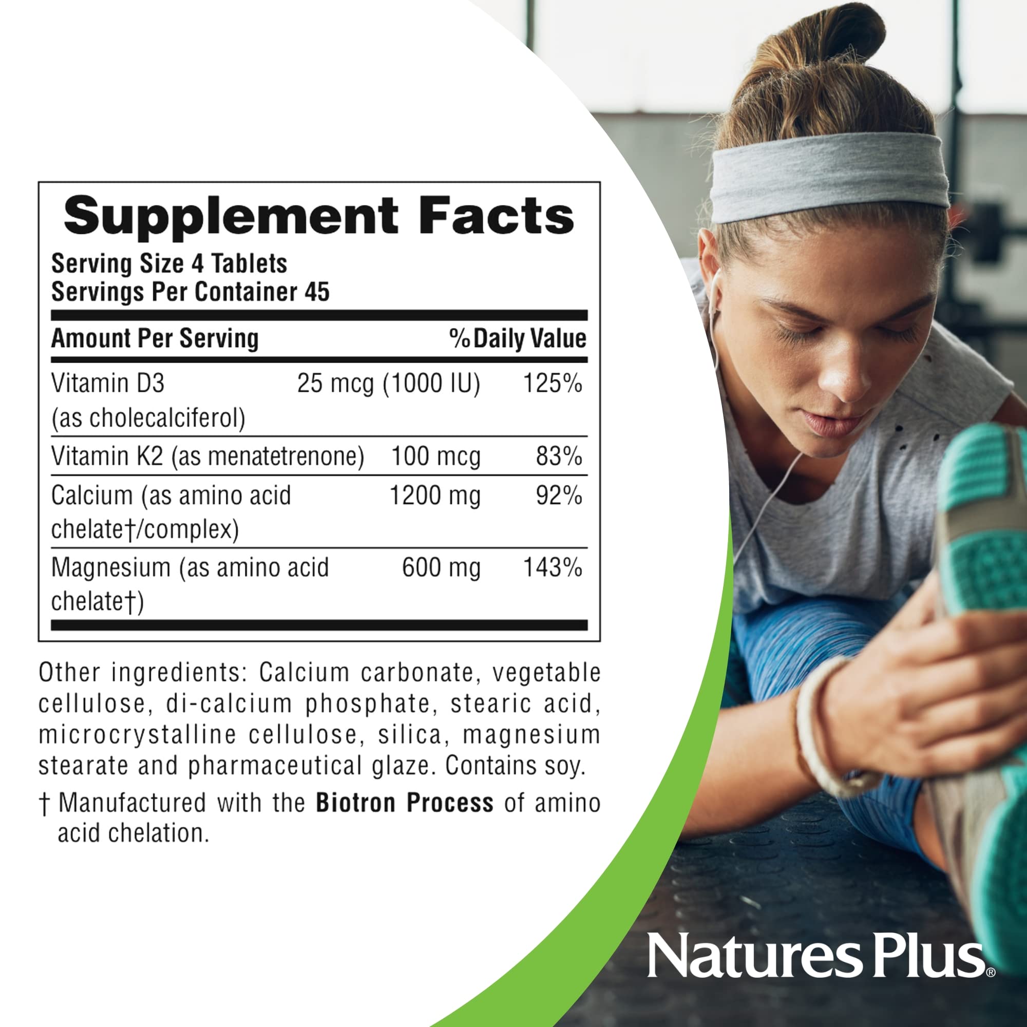 NaturesPlus comparación de tamaño en manos para referencia de dosis