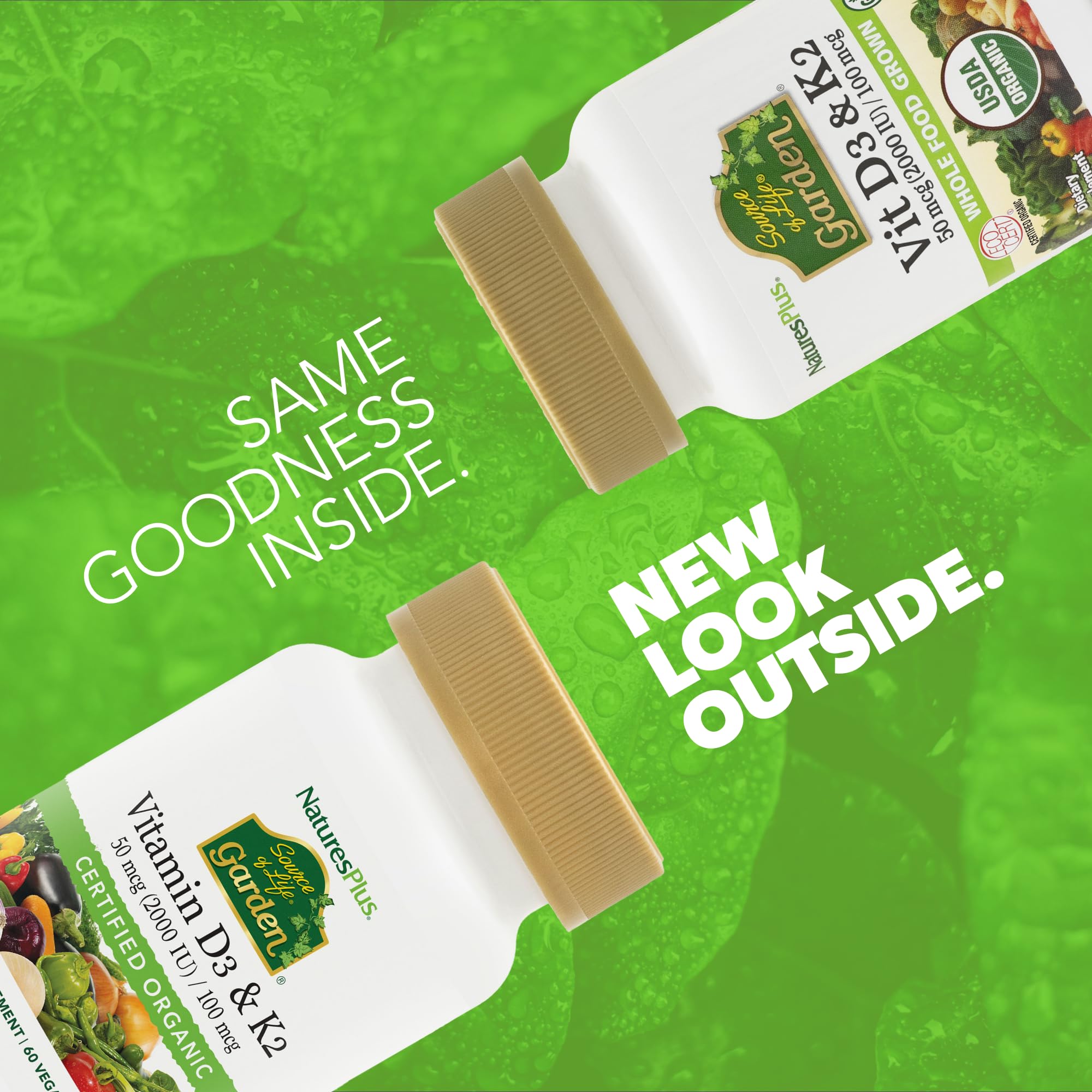 NaturesPlus detalle de cápsula vegetal que destaca pureza y textura