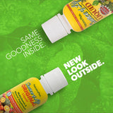 NaturesPlus vista de cerca del líquido tropical, textura y color que facilitan su ingestión