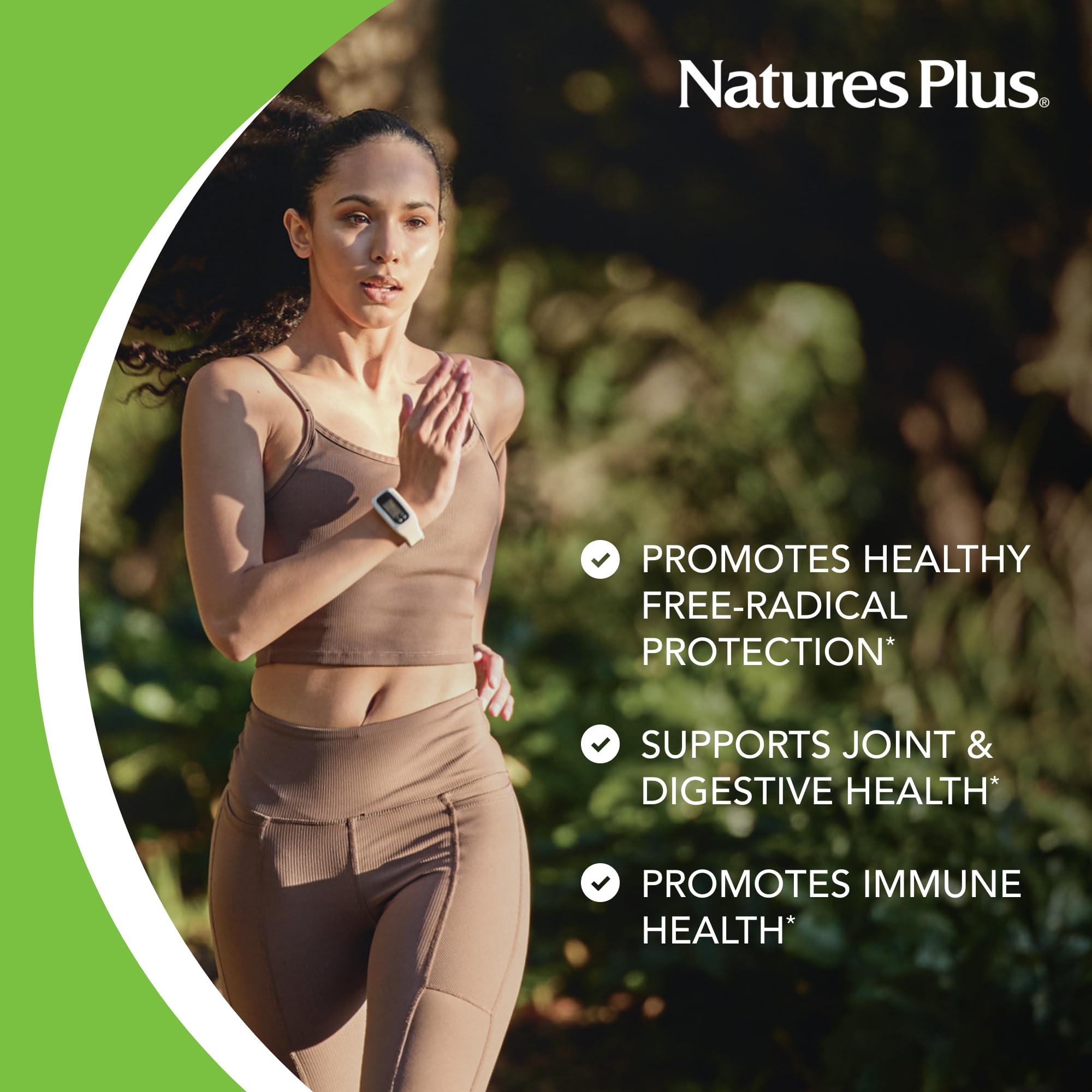 NaturesPlus textura del extracto de curcumina en polvo mostrando pureza y calidad