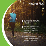 NaturesPlus etiqueta Tri-Immune con lista de ingredientes visible