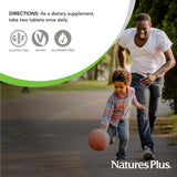 NaturesPlus etiqueta con ingredientes y certificados de calidad
