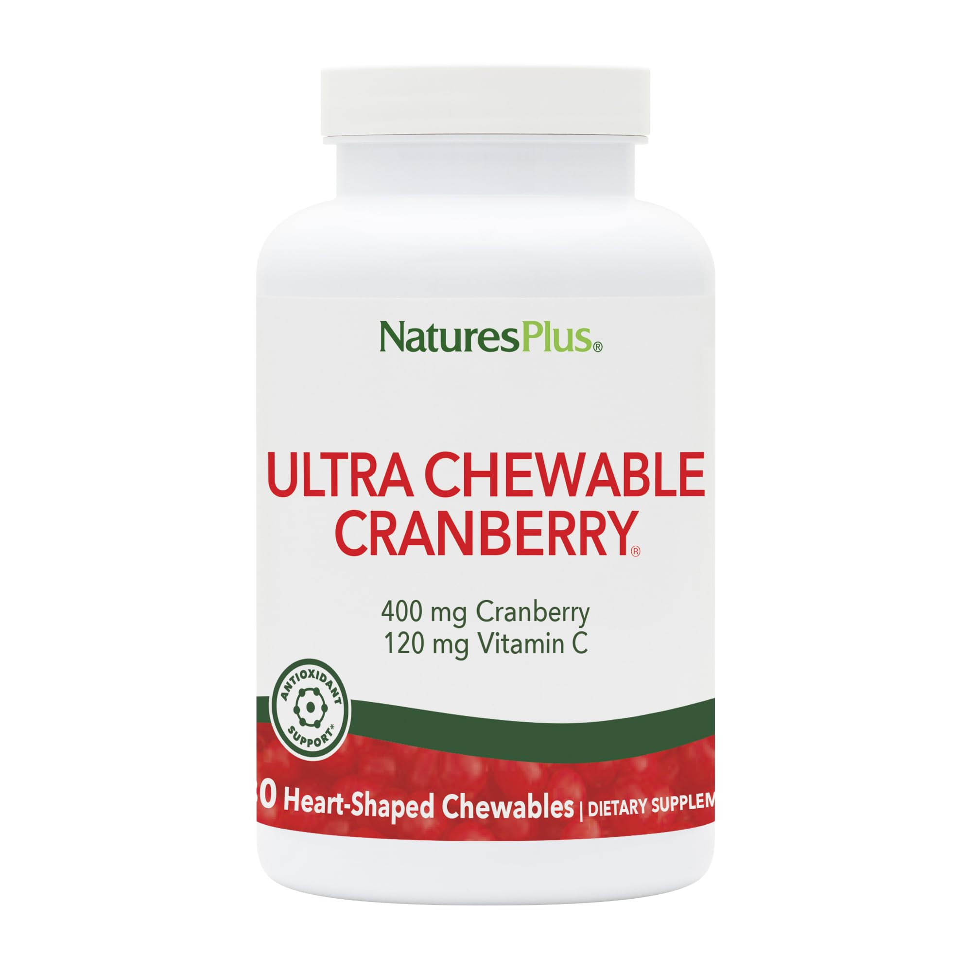 NaturesPlus frontal del envase mostrando 180 tabletas y beneficios
