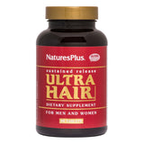 NaturesPlus Ultra Hair vista frontal del envase mostrando el diseño y el beneficio nutritivo