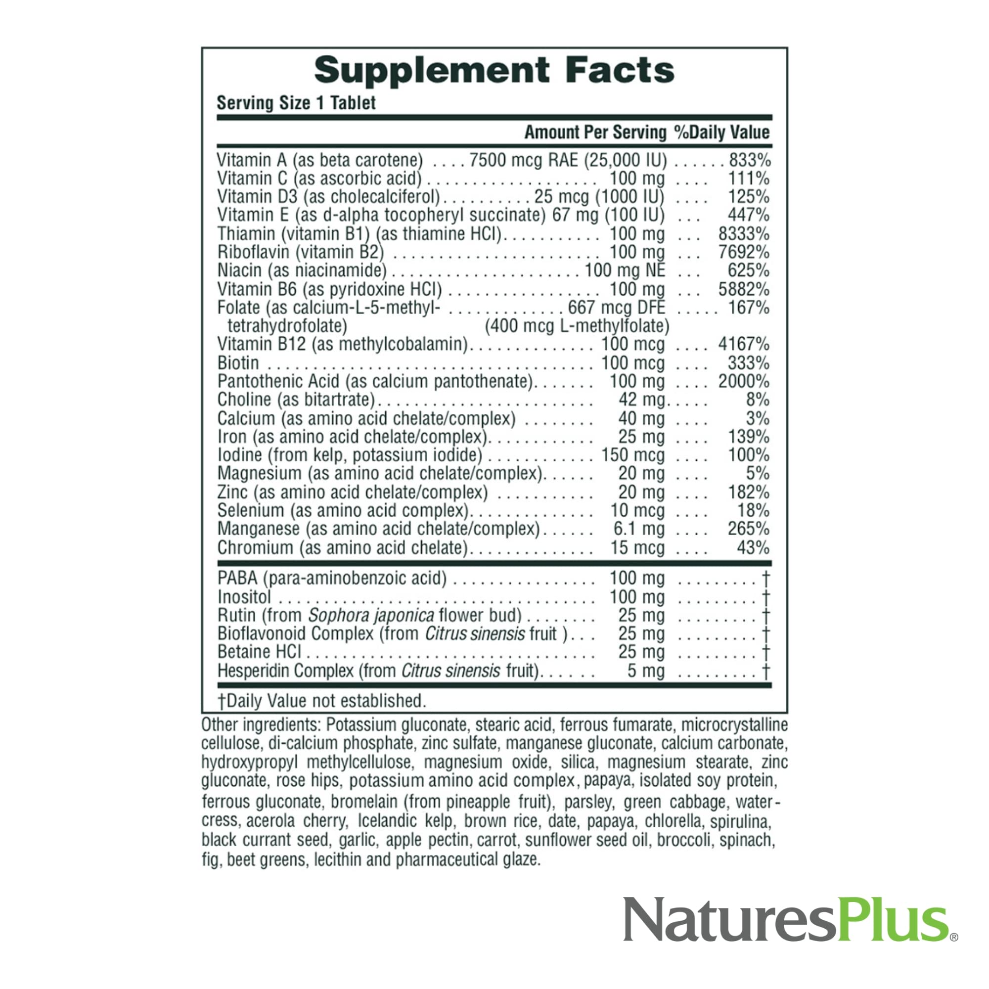NaturesPlus comparación de tamaño con moneda para escala clara