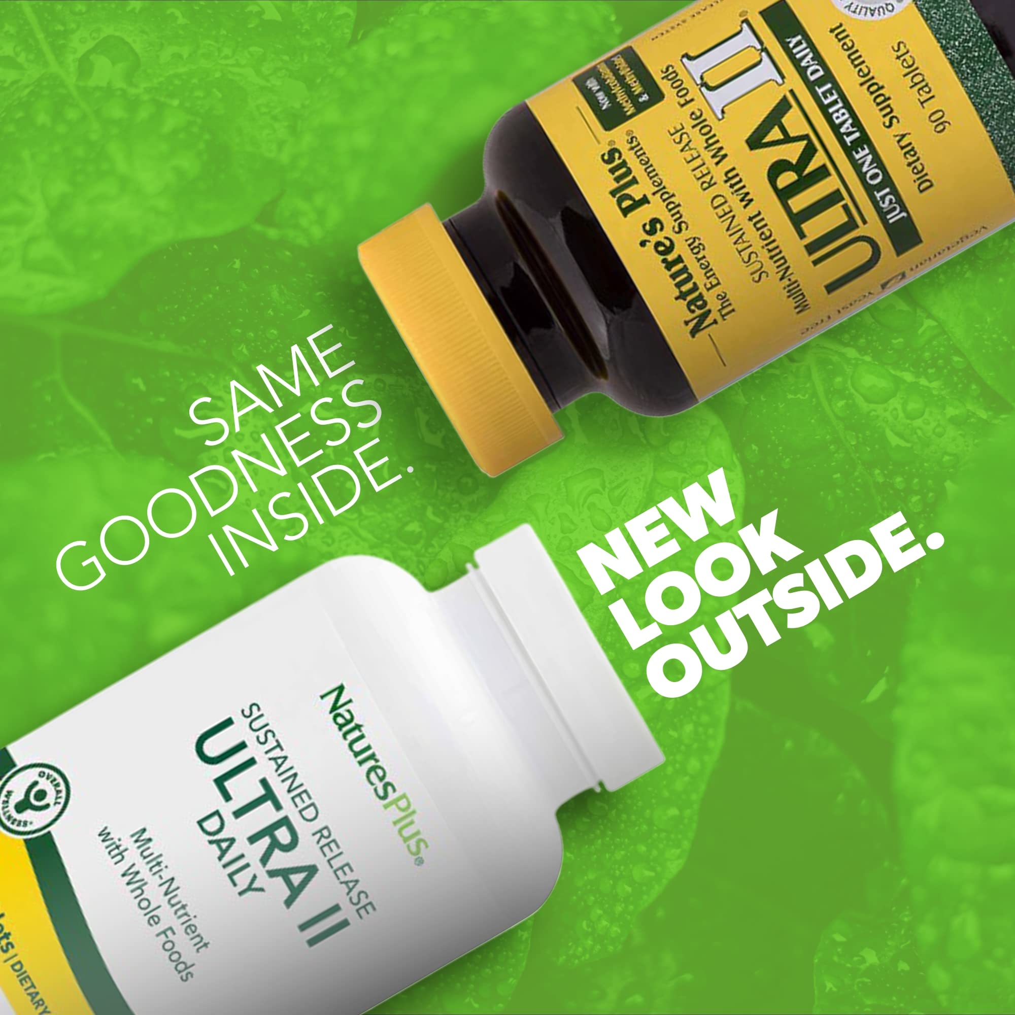 NaturesPlus tableta detalle textura y tamaño para fácil deglución
