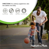 NaturesPlus en escena de desayuno que sugiere soporte diario de energía