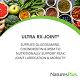 Nature's Plus tabletas Ultra Rx-Joint, primer plano de textura que muestra liberación prolongada