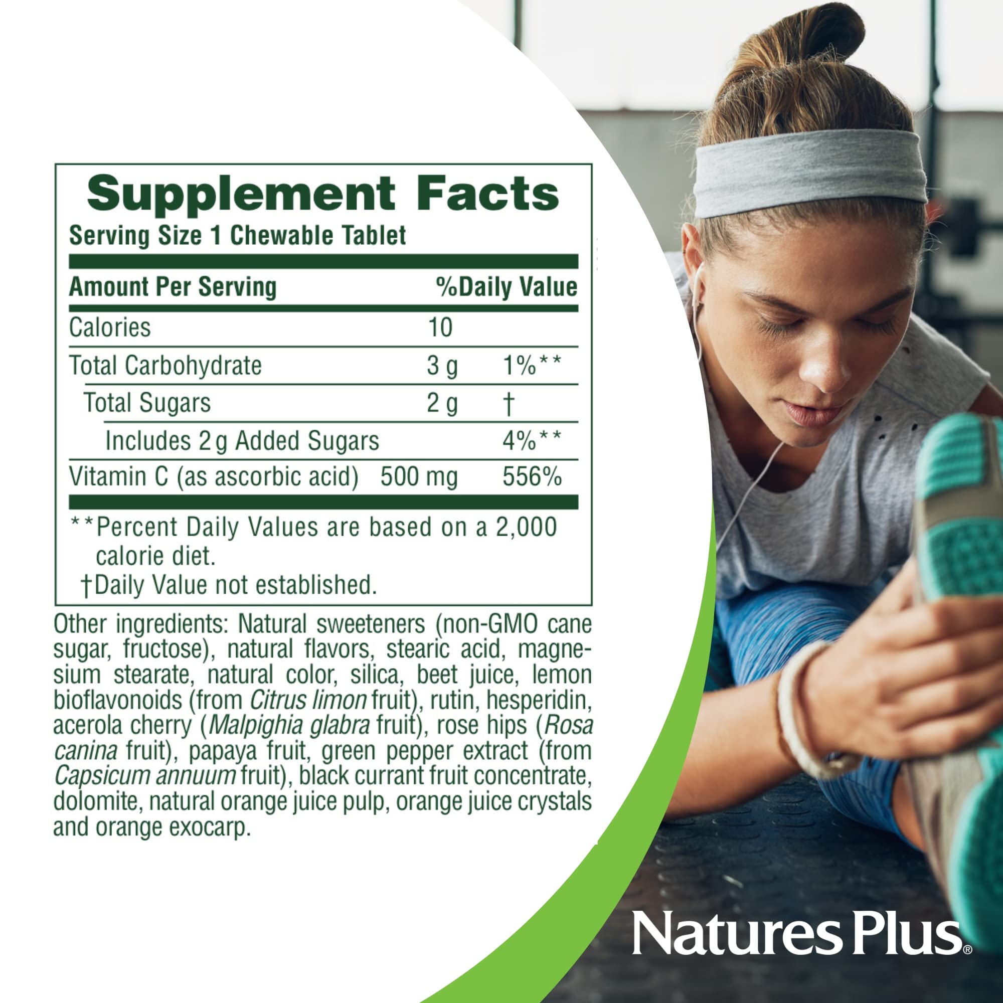 NaturesPlus bote en cocina mostrando conveniencia para uso diario