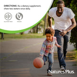 Nature's Plus tabletas junto a desayuno estilo vida uso cotidiano y practicidad