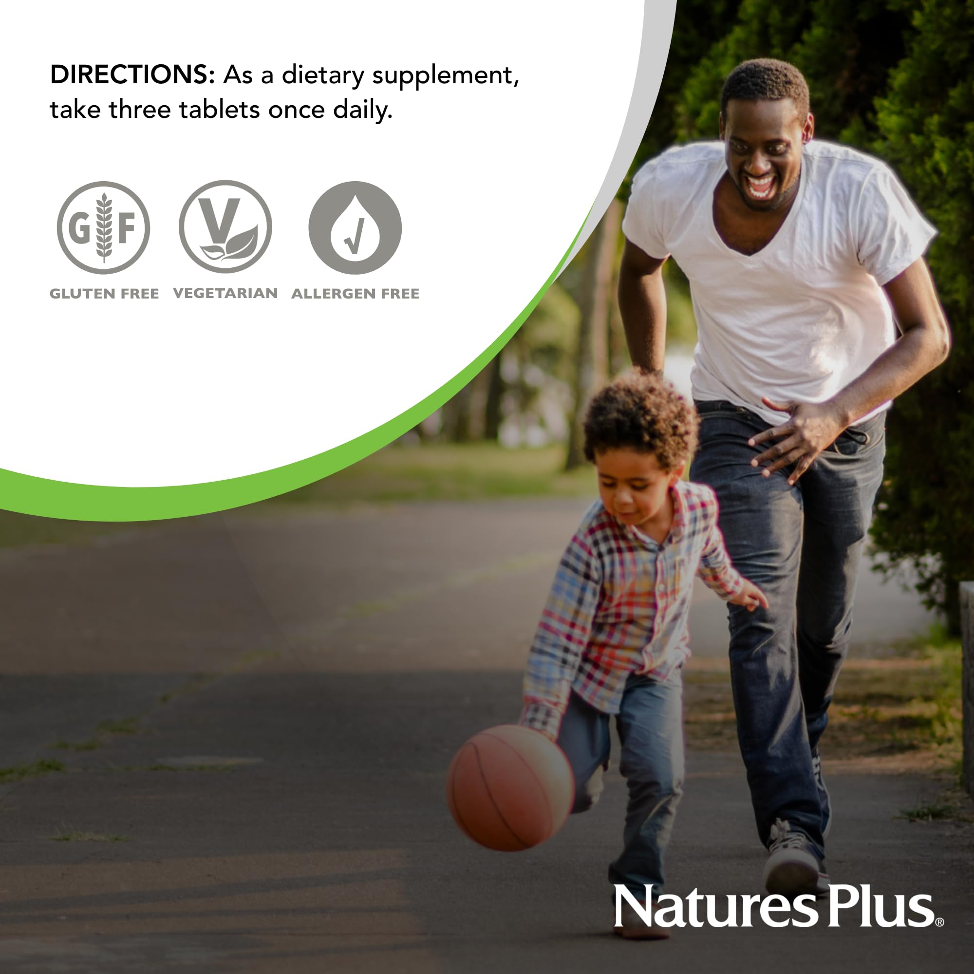 NaturesPlus frasco en encimera de cocina estilo de vida para uso diario conveniente