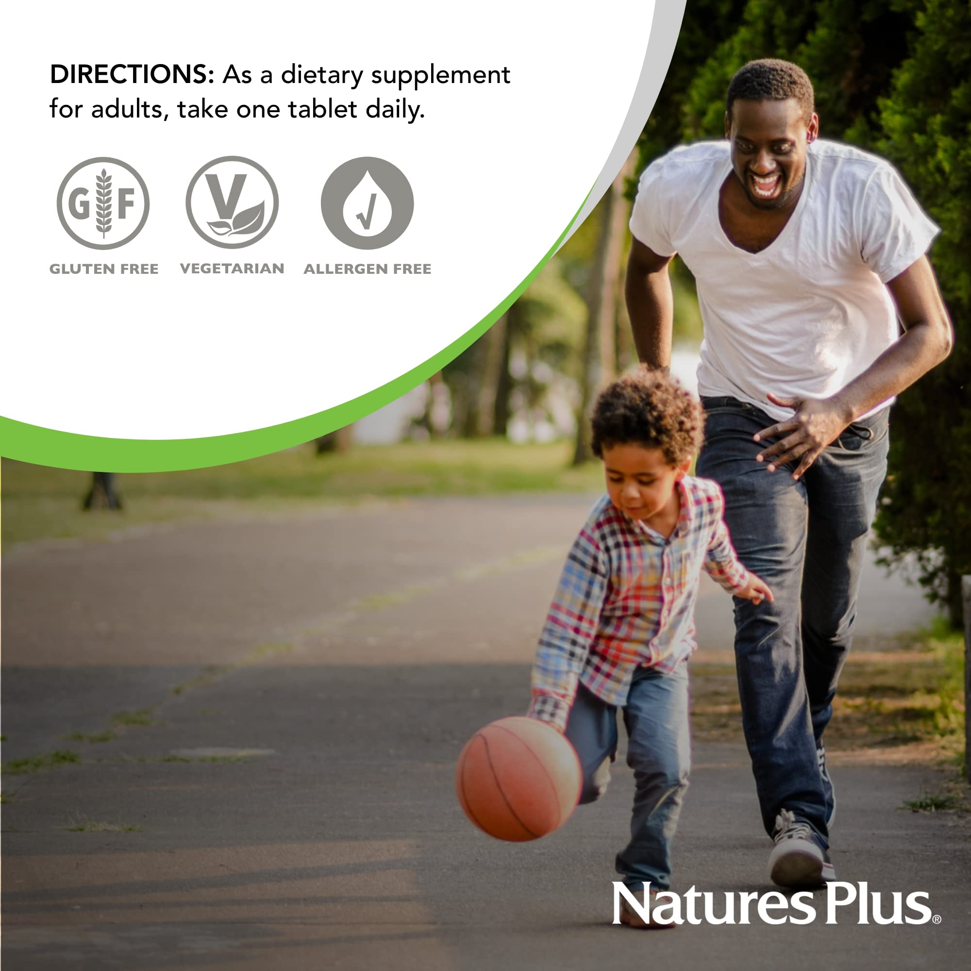 NaturesPlus etiqueta de ingredientes destacando 5000 IU y 25 mg trans-resveratrol