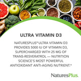 NaturesPlus textura de la tableta que sugiere formulación vegana y calidad