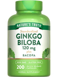 Nature's Truth vista frontal del envase mostrando beneficios y cantidad