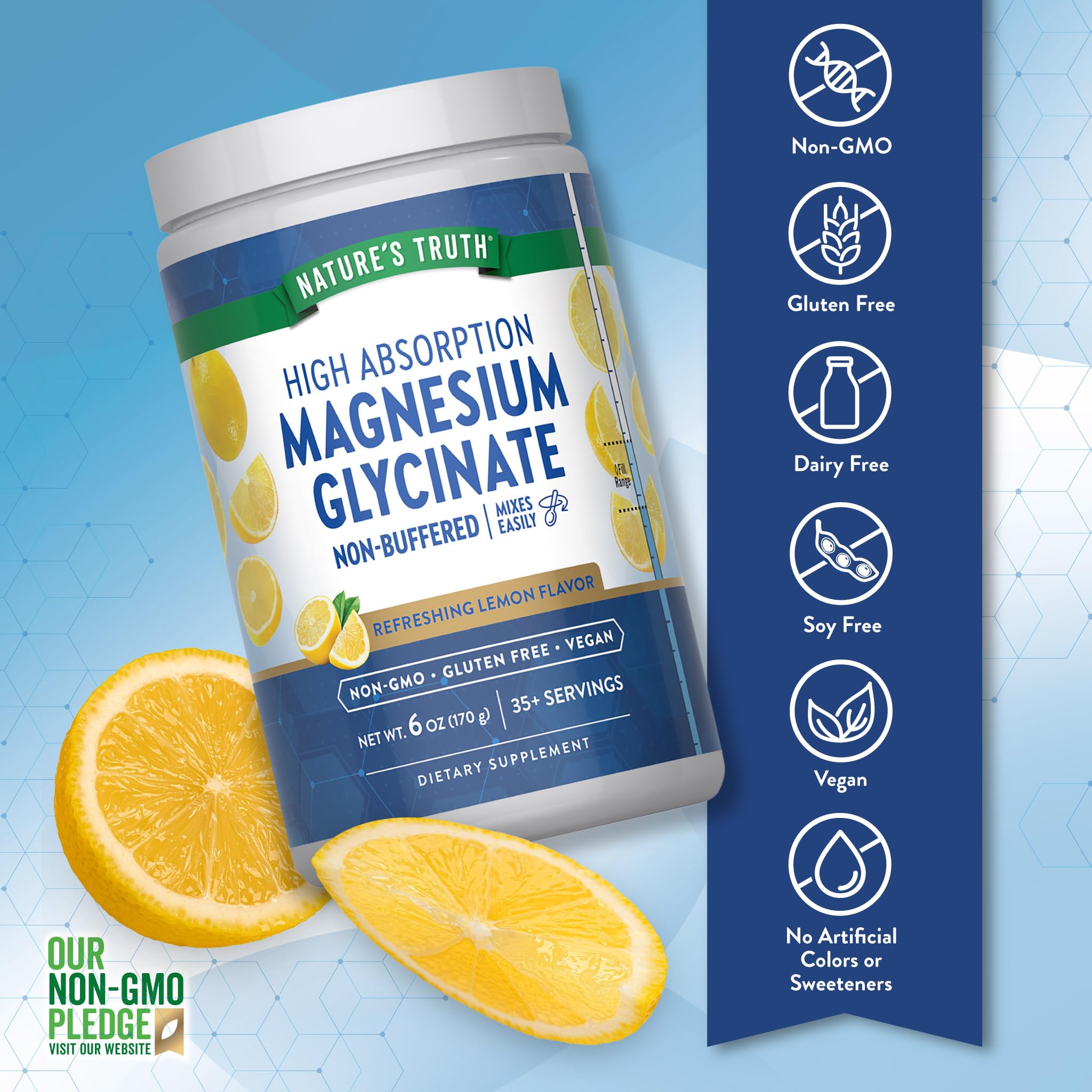 Nature's Truth cucharilla medidora con polvo para dosificación precisa
