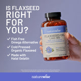 NatureWise bote abierto con 120 softgels indicando suministro prolongado