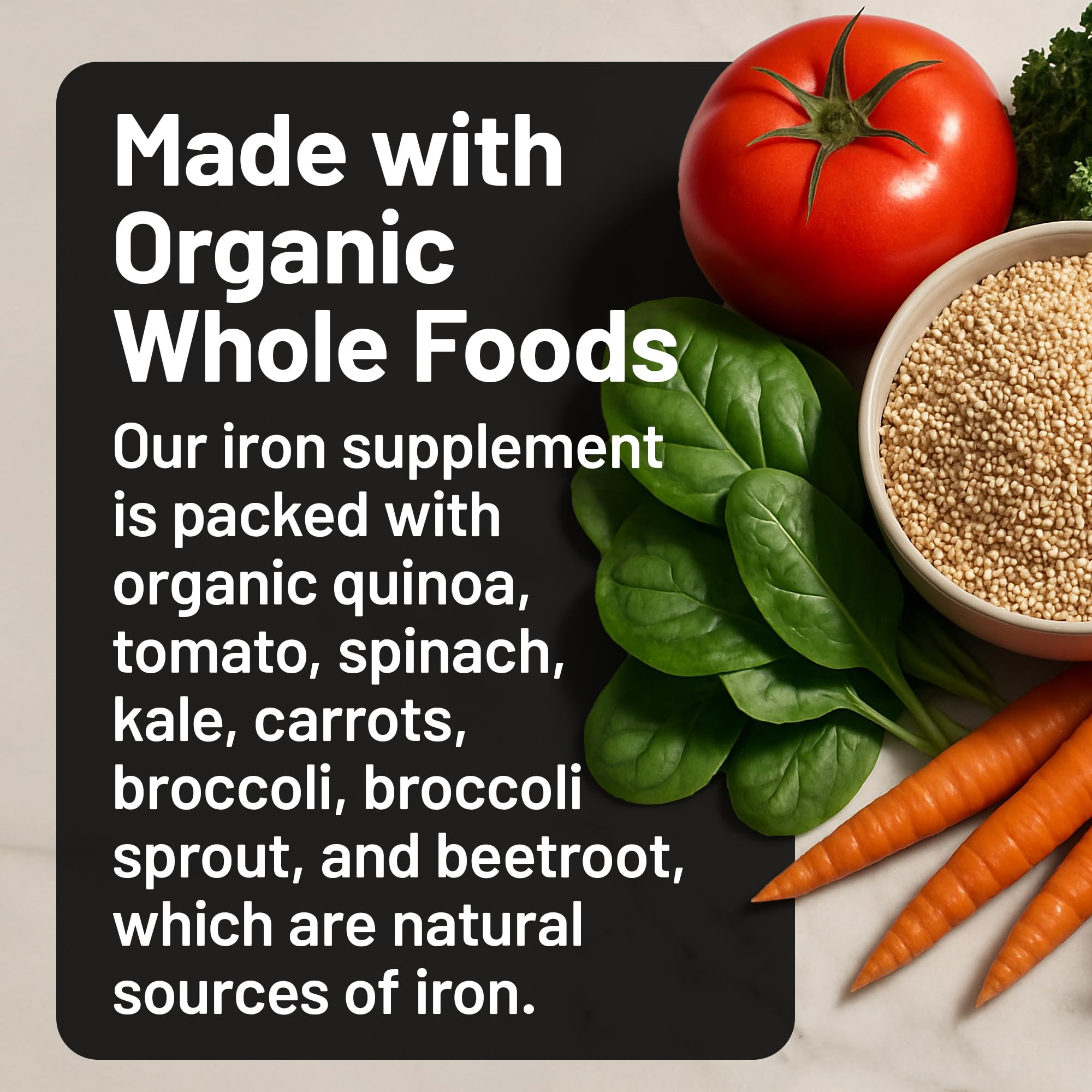 NatureWise etiqueta del producto con ingredientes y certificaciones visibles