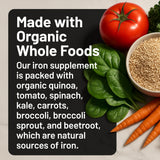 NatureWise etiqueta del producto con ingredientes y certificaciones visibles