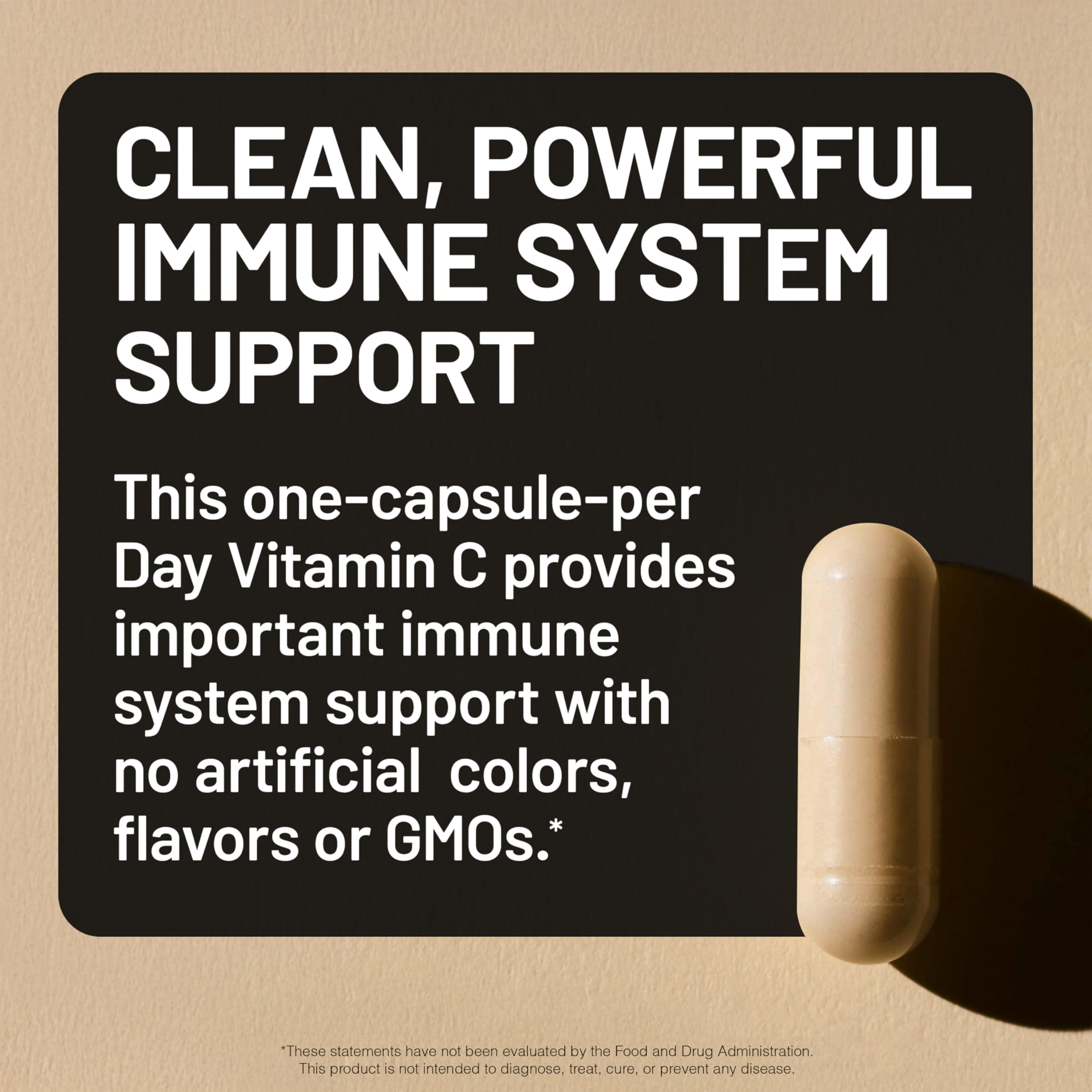 NatureWise frasco junto a regla para comparar tamaño del suministro