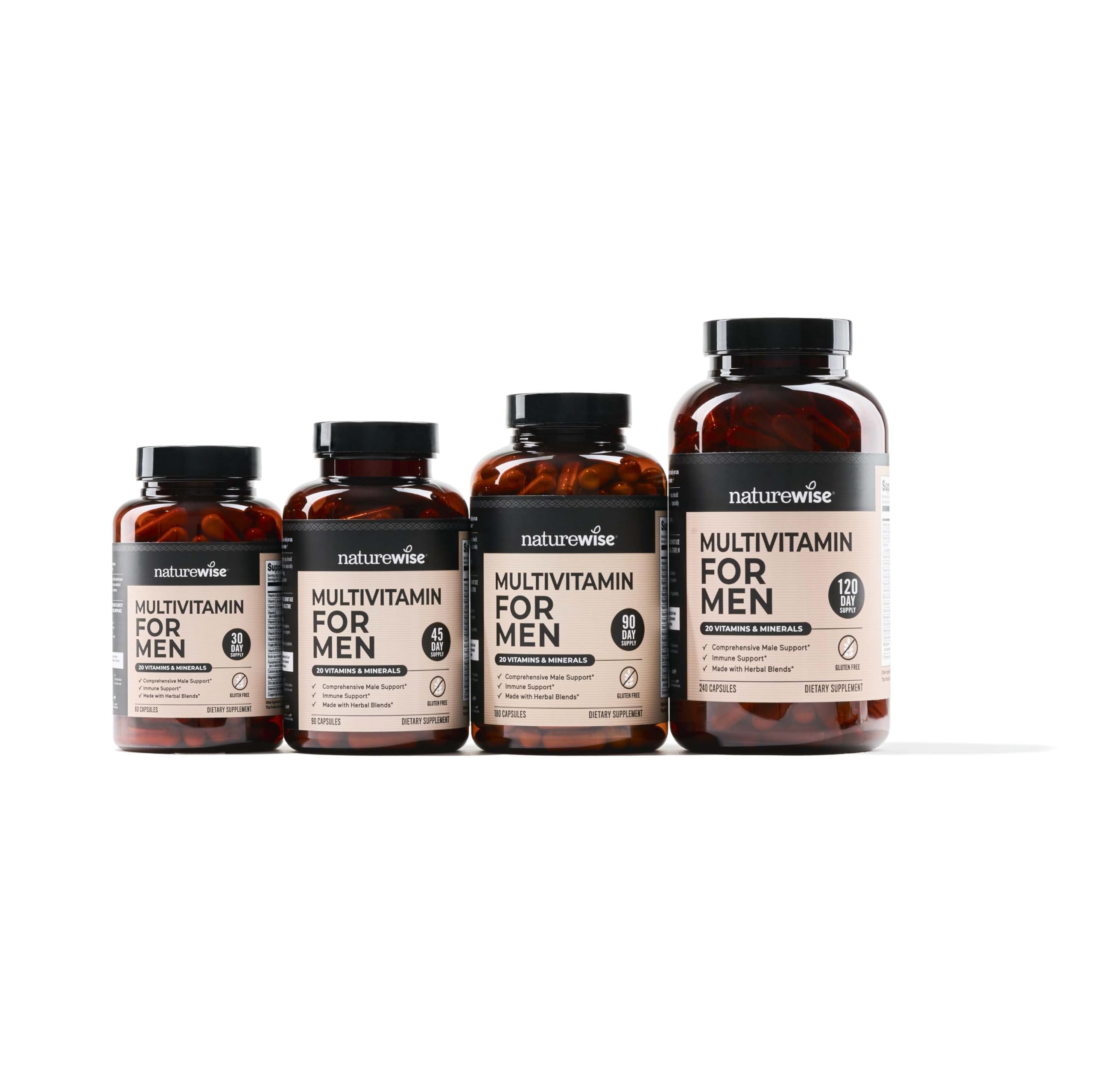NatureWise dos cápsulas en mano para visualizar la porción diaria