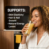 NatureWise etiqueta cercana con información de vitaminas y dosificación