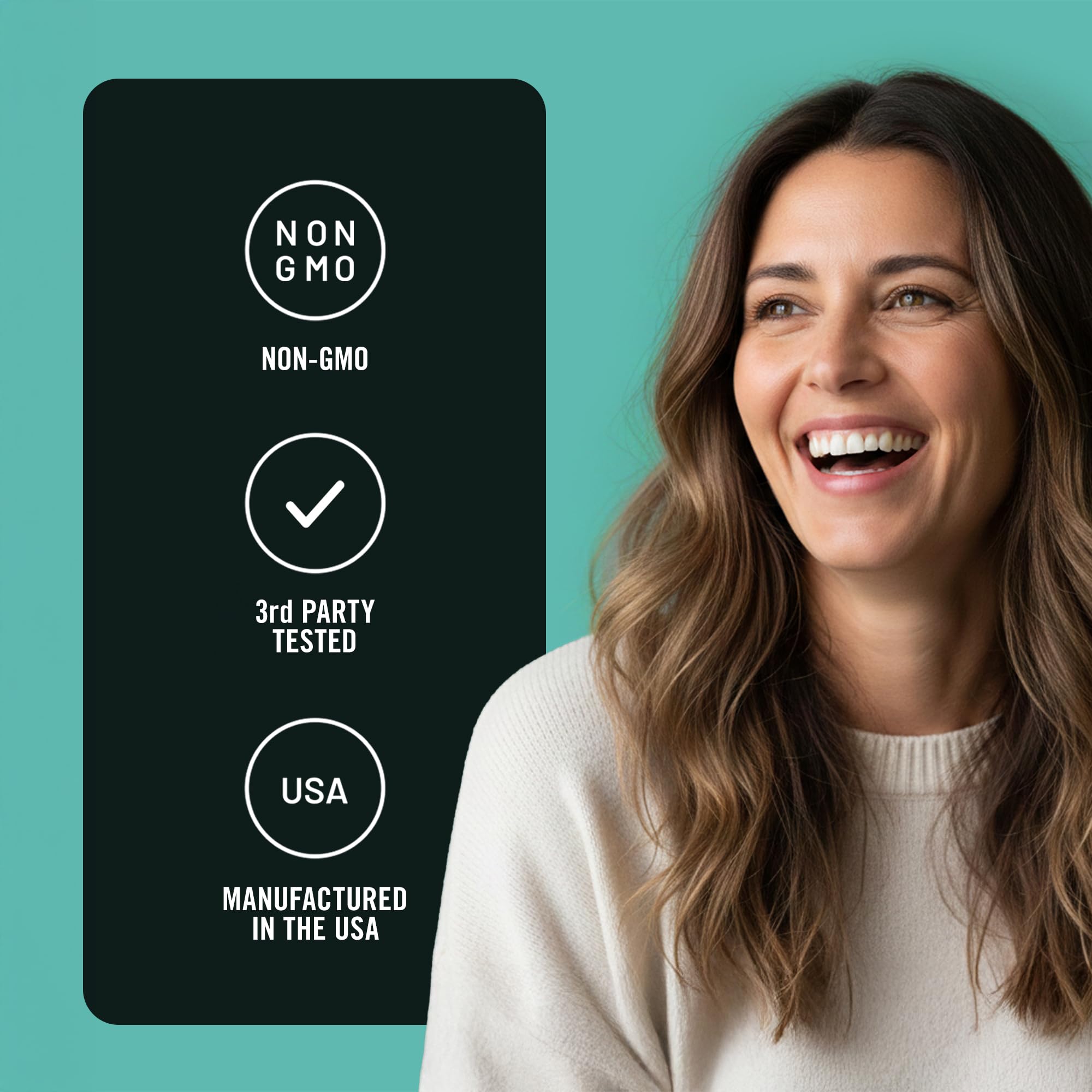 NatureWise comparación de tamaño de cápsula con moneda para referencia