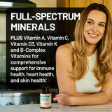 NatureWise detalle de etiqueta con lista de vitaminas claras