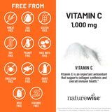 NatureWise etiqueta con ingredientes y sellos de pureza visibles