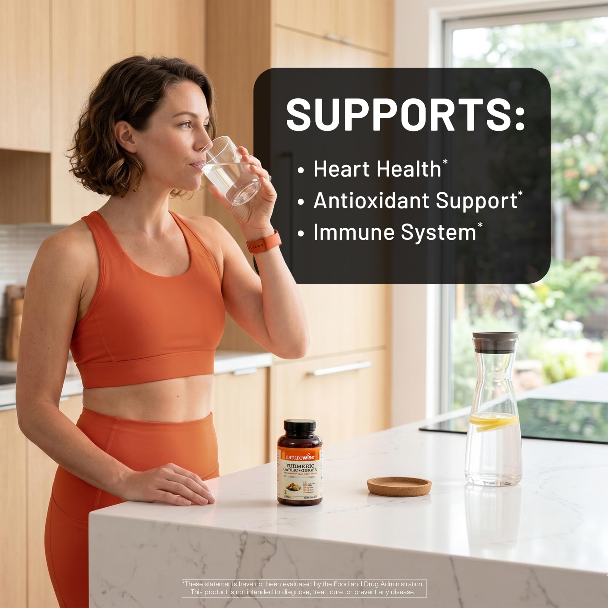 NatureWise etiqueta nutricional con dosis y contenido por porción