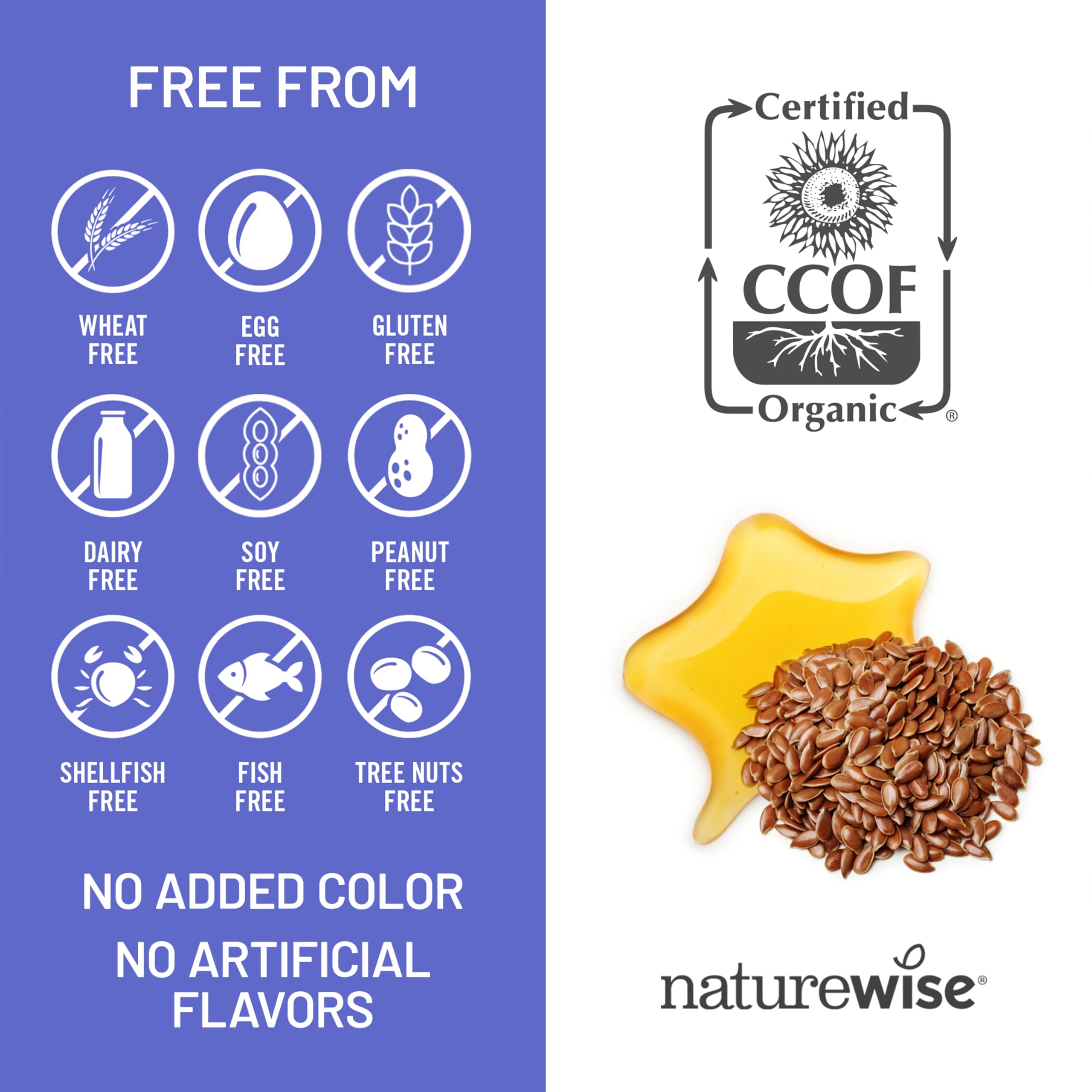 NatureWise frasco abierto con cápsulas listo para uso diario