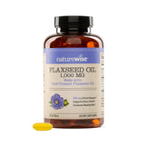NatureWise frasco delantero mostrando 120 cápsulas y etiquetado claro