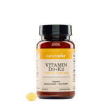 NatureWise frasco frontal mostrando 90 softgels y etiqueta clara