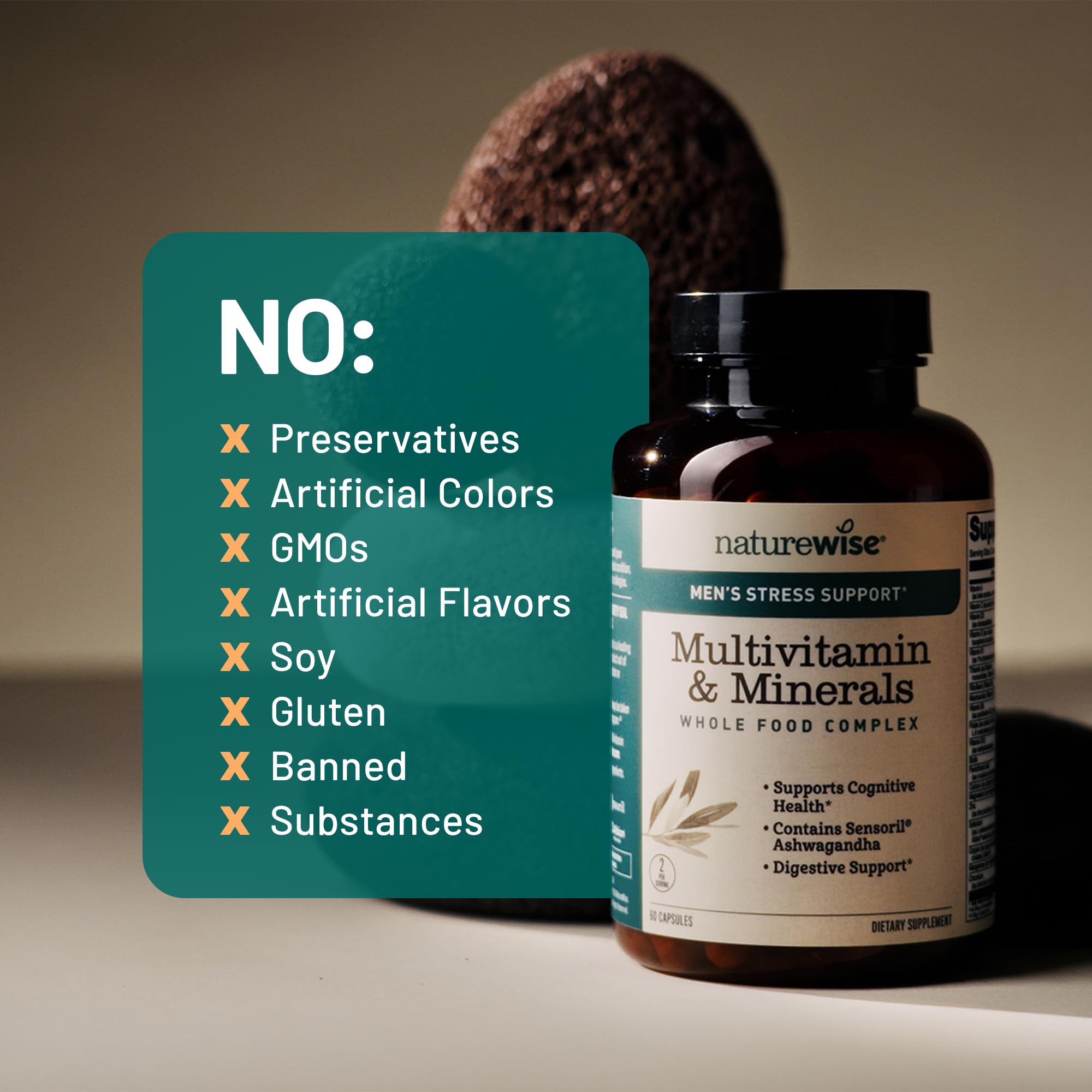 NatureWise minerales fulvícos ilustrados sugiriendo soporte mineral
