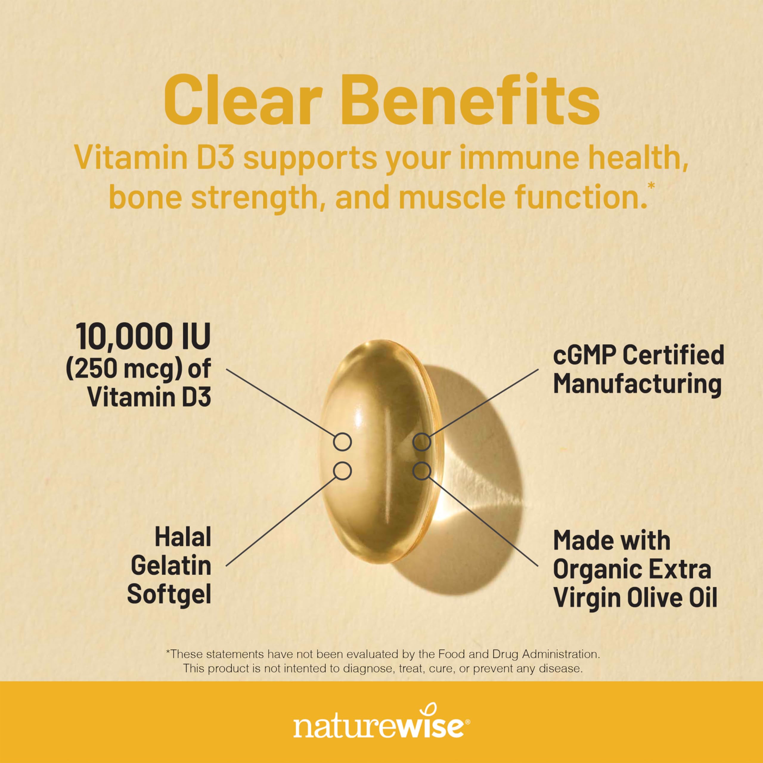 NatureWise aceite de oliva orgánico textura que mejora biodisponibilidad de vitamina D3