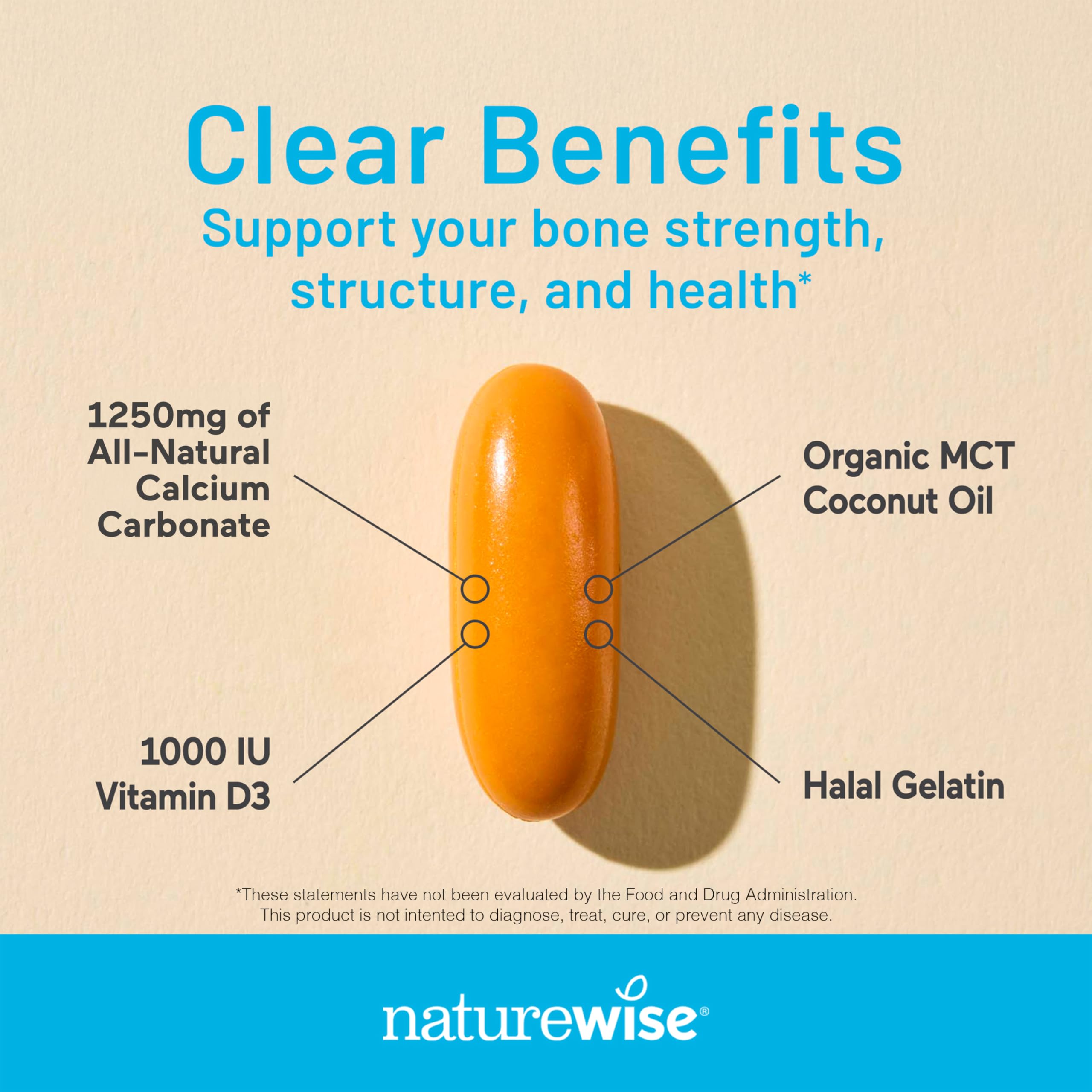 NatureWise gota de aceite MCT orgánico de coco, mejora absorción de nutrientes