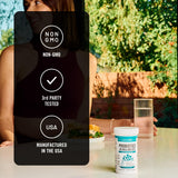 NatureWise frasco junto a un desayuno equilibrado sugiriendo uso diario