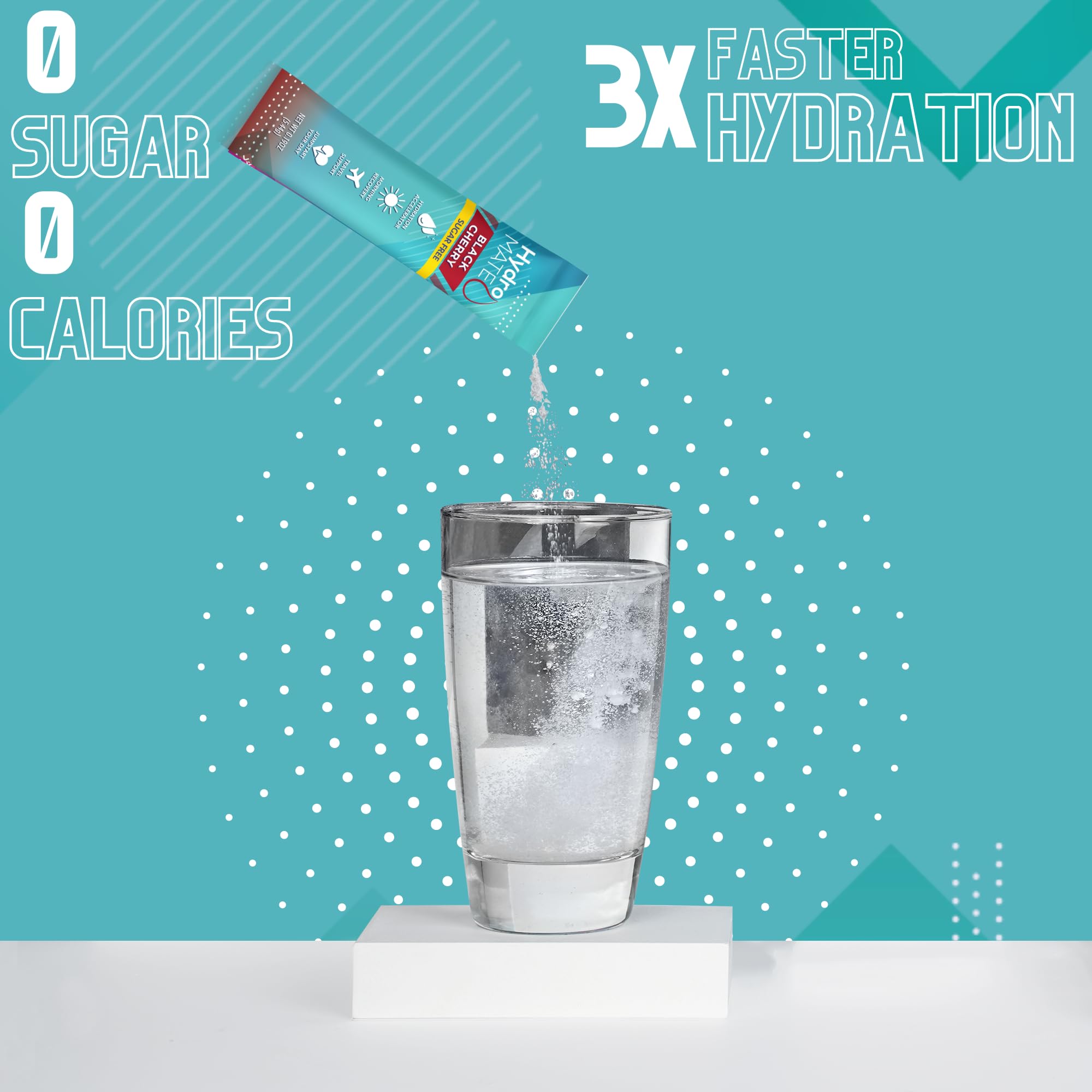 NatureWorks HydroMATE etiqueta de ingredientes y electrolitos, transparencia en composición