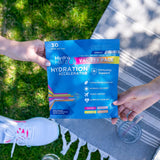 NatureWorks HydroMATE polvo dentro de sobre con textura fina y sin aditivos