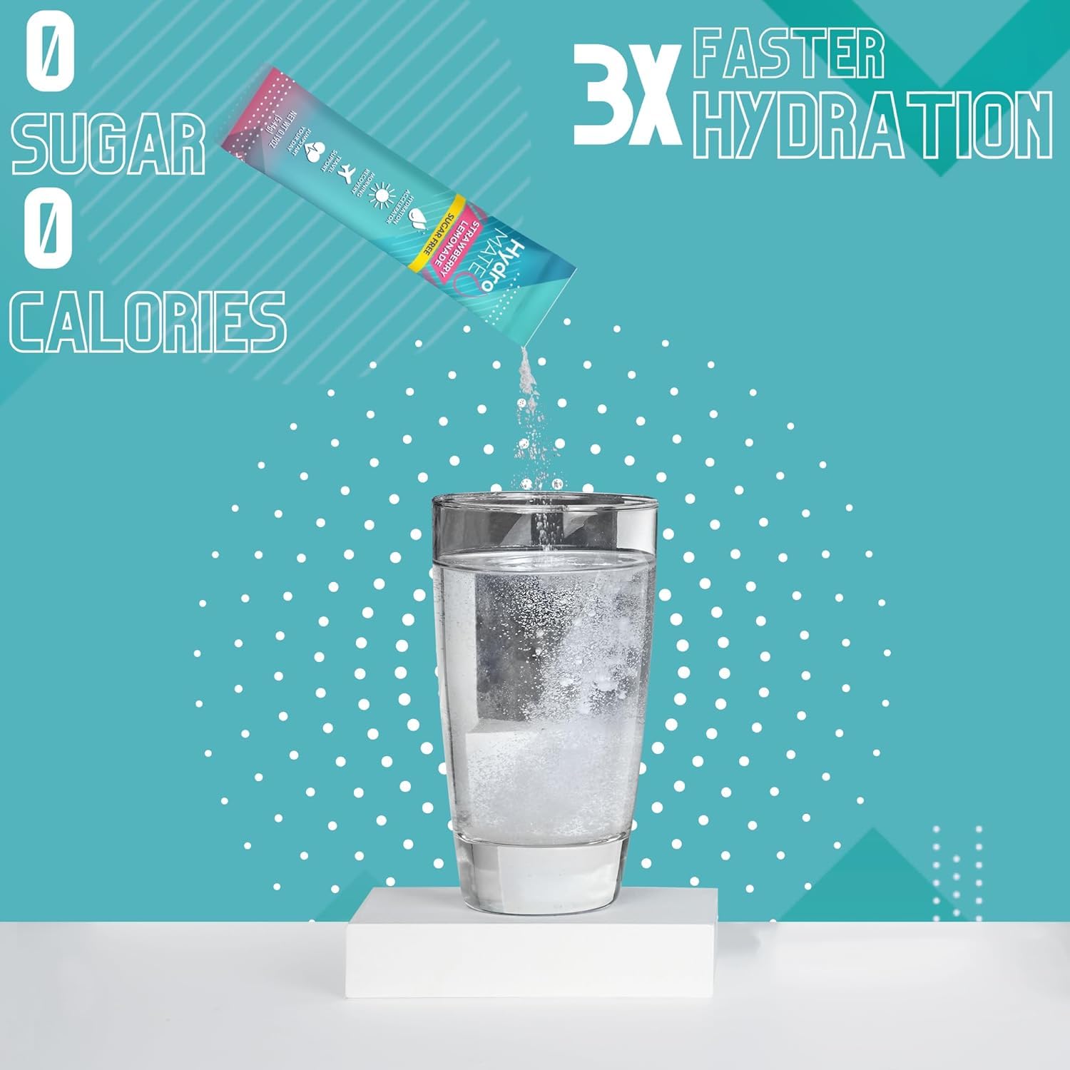 Persona tomando HydroMATE en gimnasio, NatureWorks apoyo para actividad física