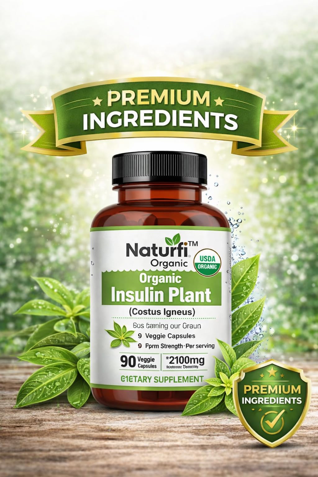 Naturfi Organic detalle de una cápsula vegetal cómoda de tragar