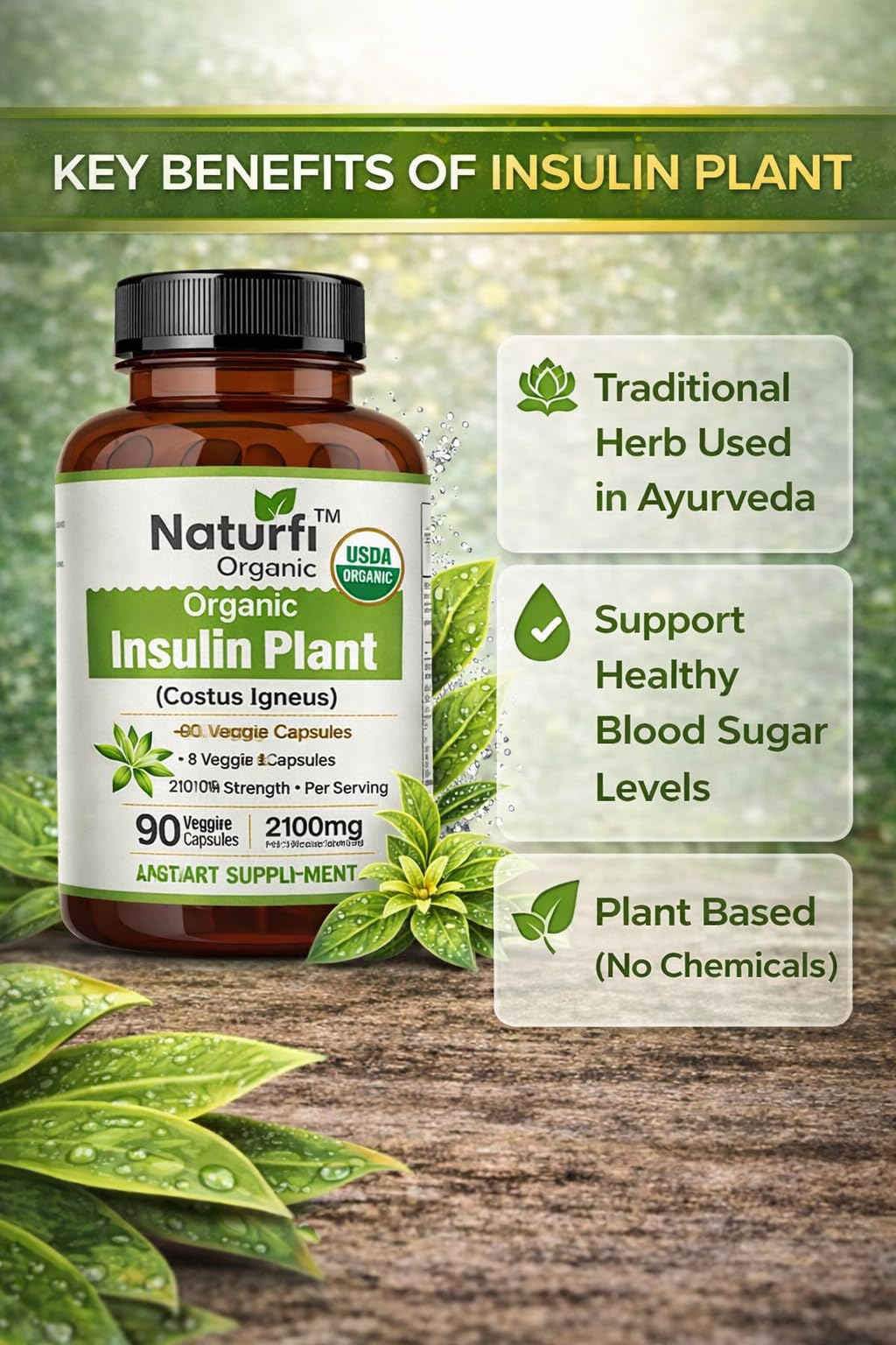 Naturfi Organic etiqueta con sello USDA Organic y confianza de calidad