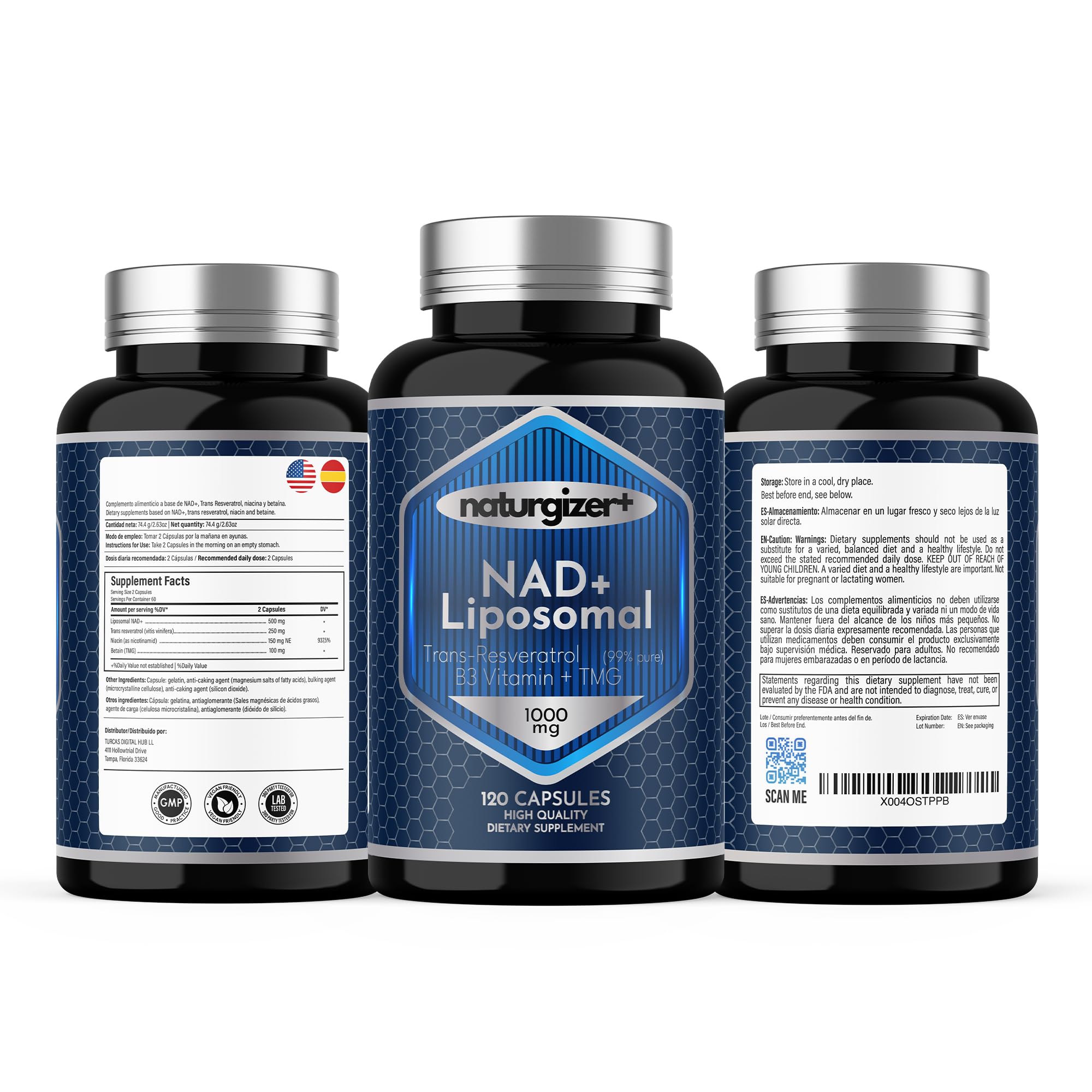 naturgizer+ packaging con emblemas europeos de calidad y confianza