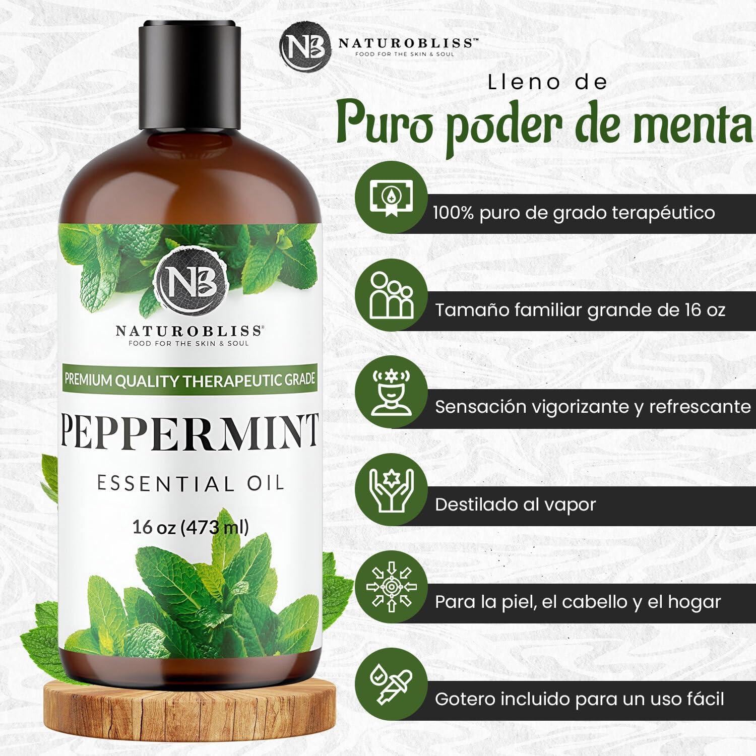 NaturoBliss gota de aceite mostrando textura y pureza aromática