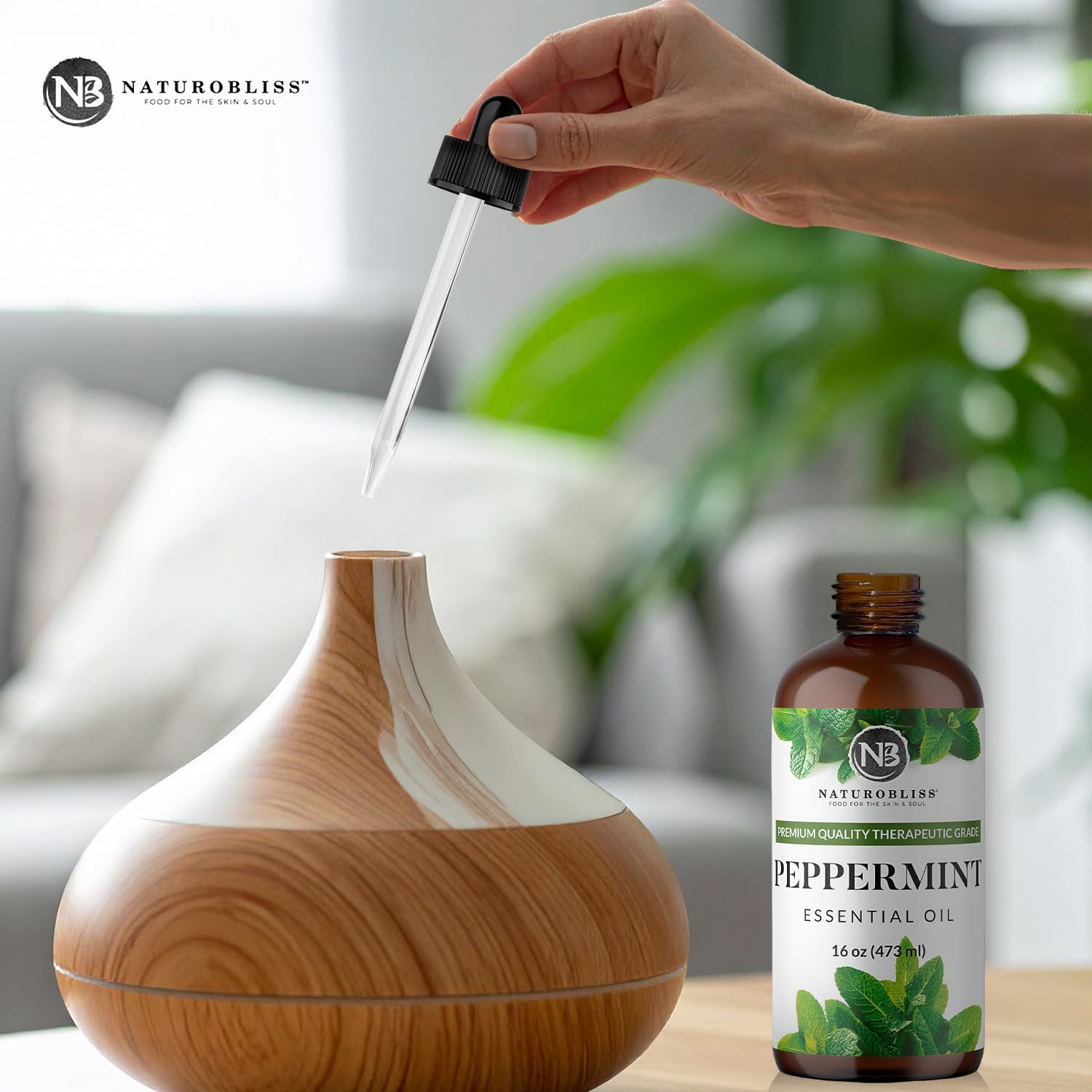 NaturoBliss aplicación tópica diluida en aceite portador seguro