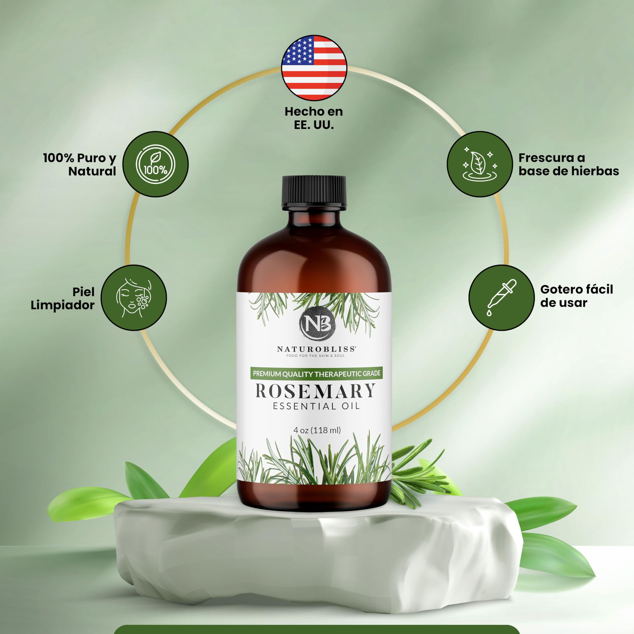 NaturoBliss aceite en difusor creando ambiente aromático relajante